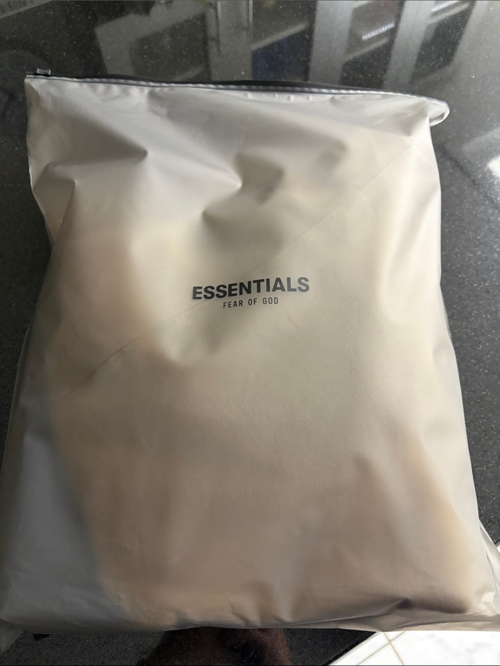 Fear of God ESSENTIALS Hoodie in Oak - Picture 6 of 8